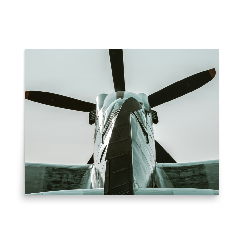 Spitfire Propeller Poster
