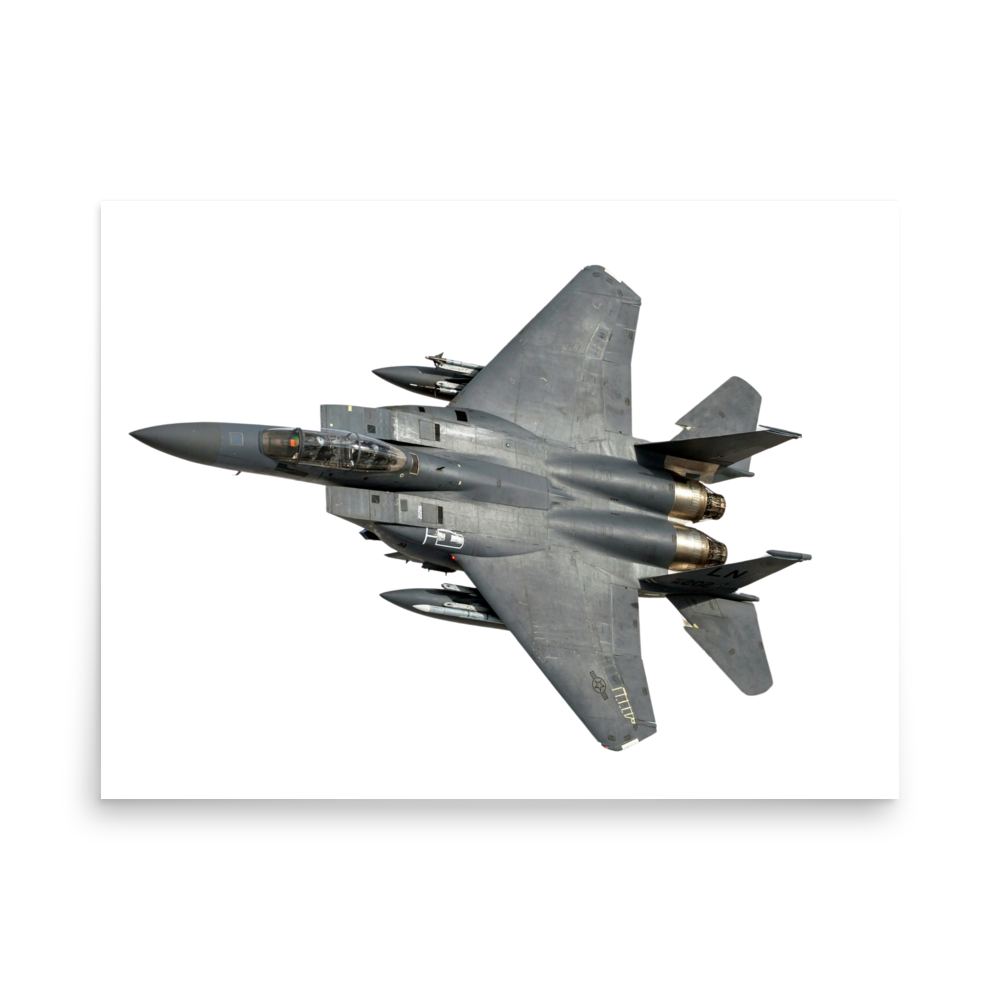 F-15 Eagle Poster — Front View