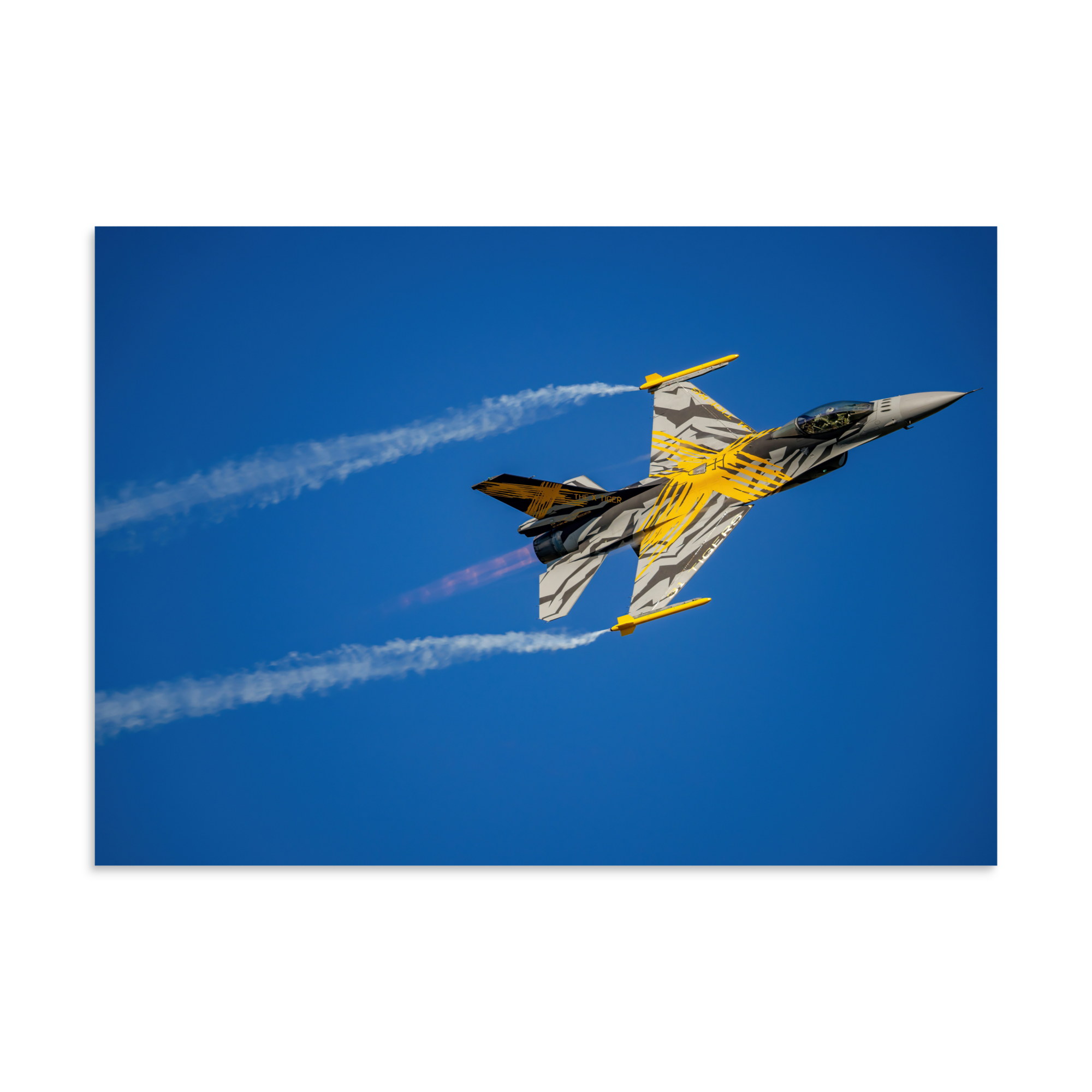 F-16 Fighting Falcon Poster — In Flight